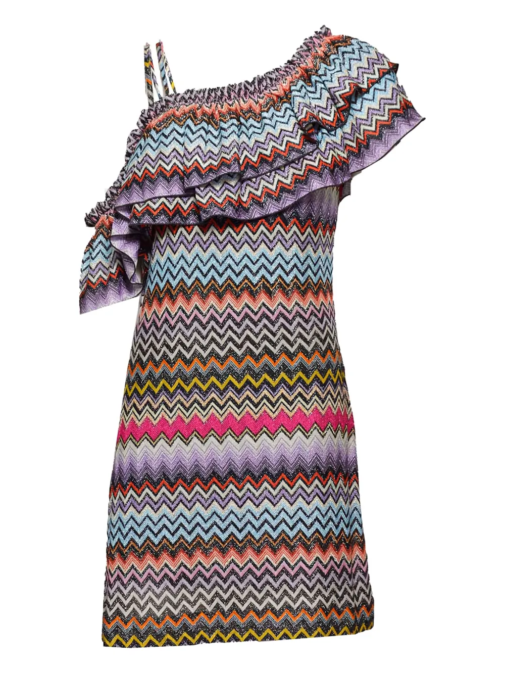 Missoni Zigzag mini dress Blauw