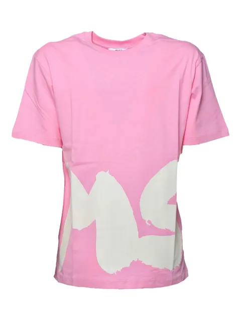 MSGM Kids playera con logo estampado