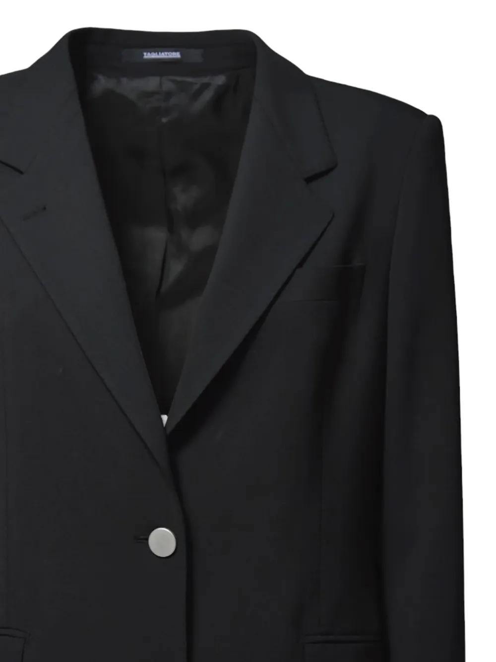 Tagliatore Blazer met enkele rij knopen Zwart