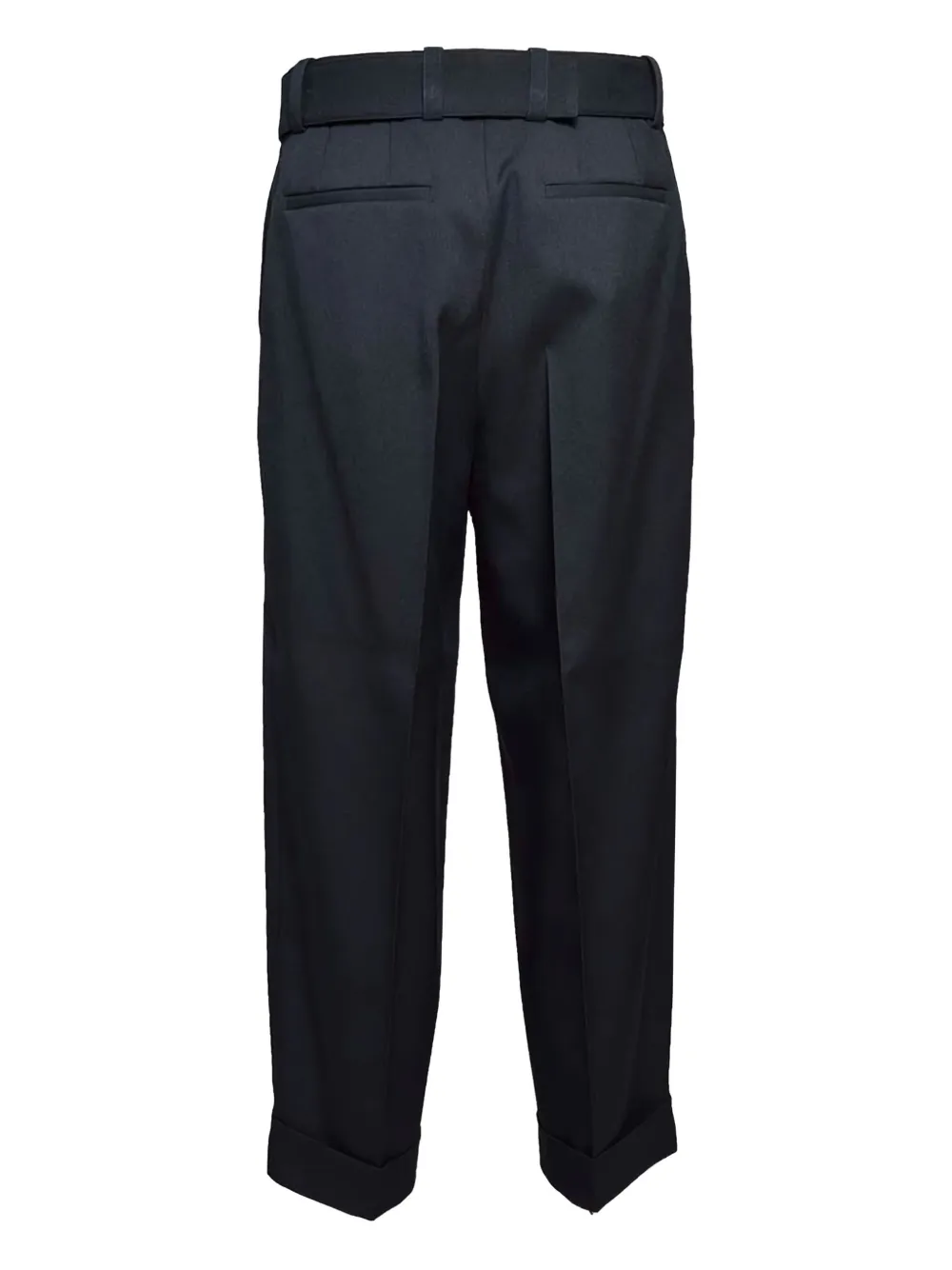 Jil Sander belted trousers - Blauw