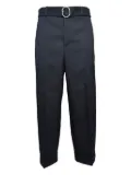 Jil Sander belted trousers - Blue