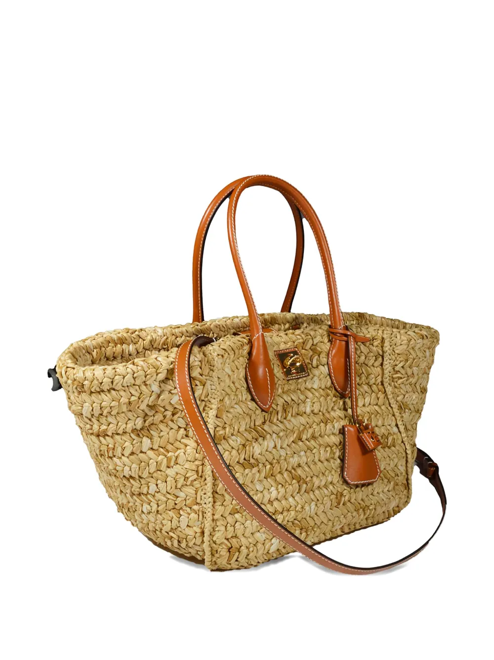 Ermanno Scervino woven tote bag - Beige
