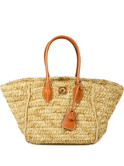 Ermanno Scervino woven tote bag