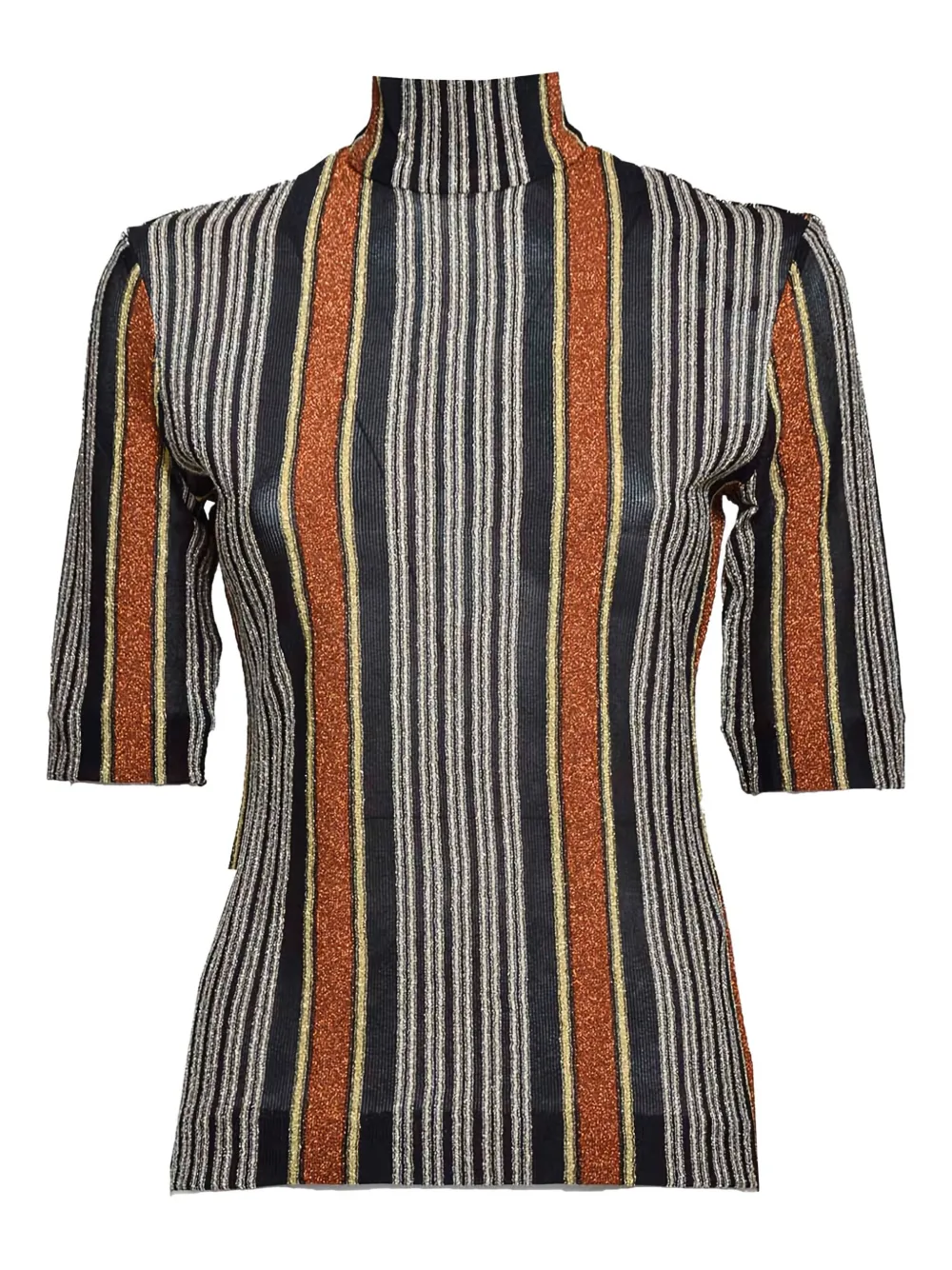 Missoni Gestreepte lamé trui Zwart