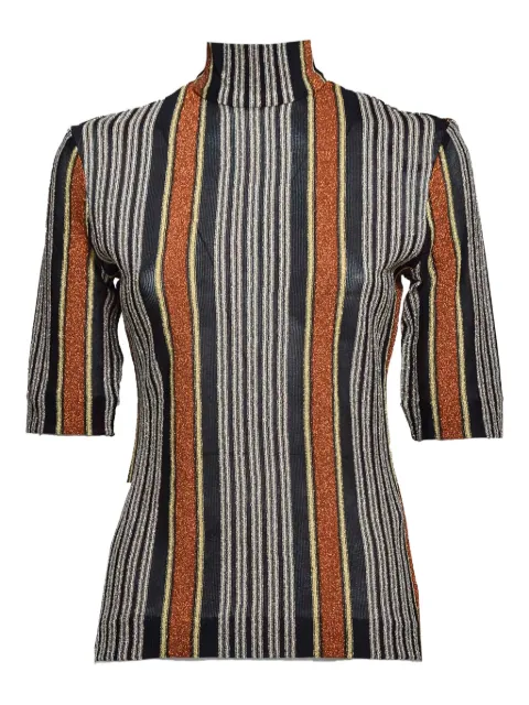 Missoni striped lamé sweater