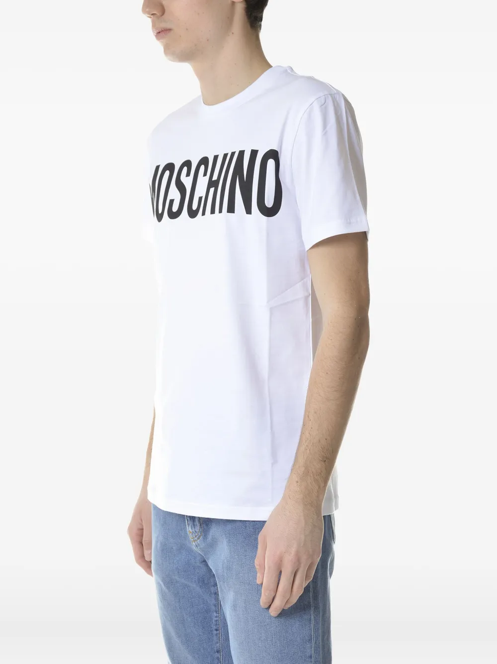 Moschino logo-print T-shirt - Wit