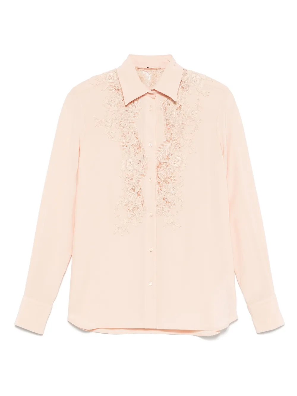 Ermanno Scervino camisa con paneles de encaje | rosado | Image 1