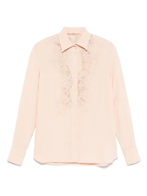 Ermanno Scervino lace-panel shirt