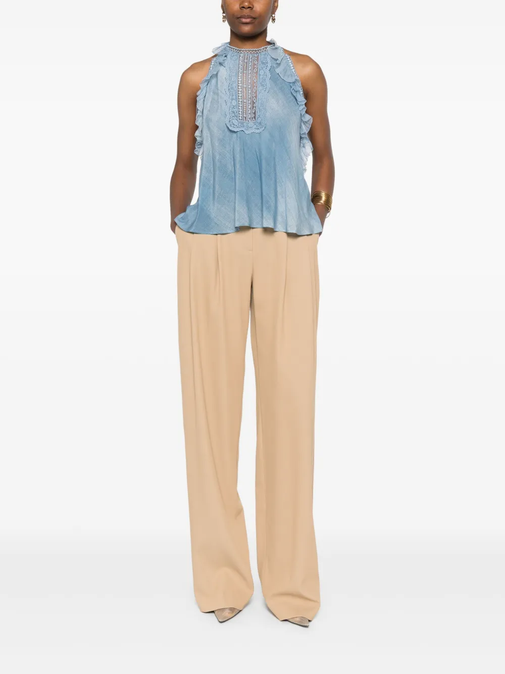 Ermanno Scervino pleated trousers - Beige