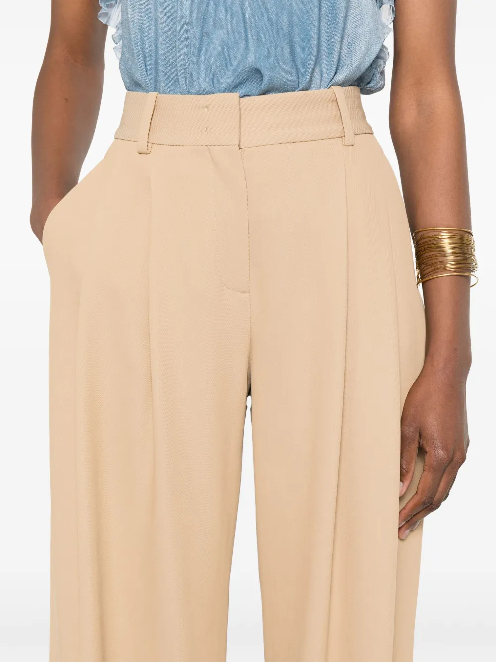 Ermanno Scervino Plooibroek Beige