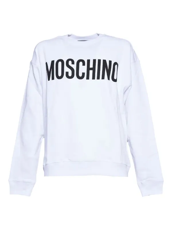 Moschino ロゴ スウェットシャツ | ホワイト | FARFETCH JP