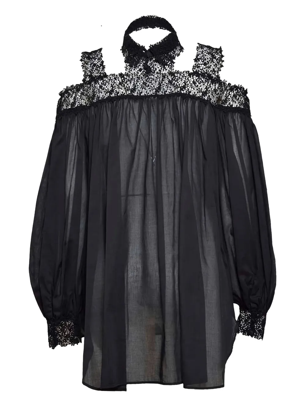 Ermanno Scervino silk blouse - Zwart