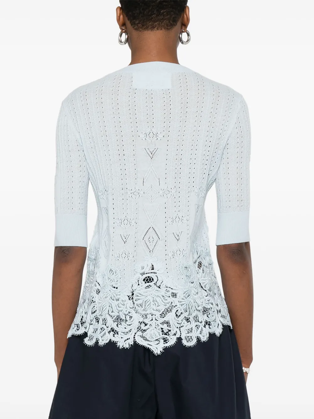 Ermanno Scervino Top van kasjmierblend Blauw