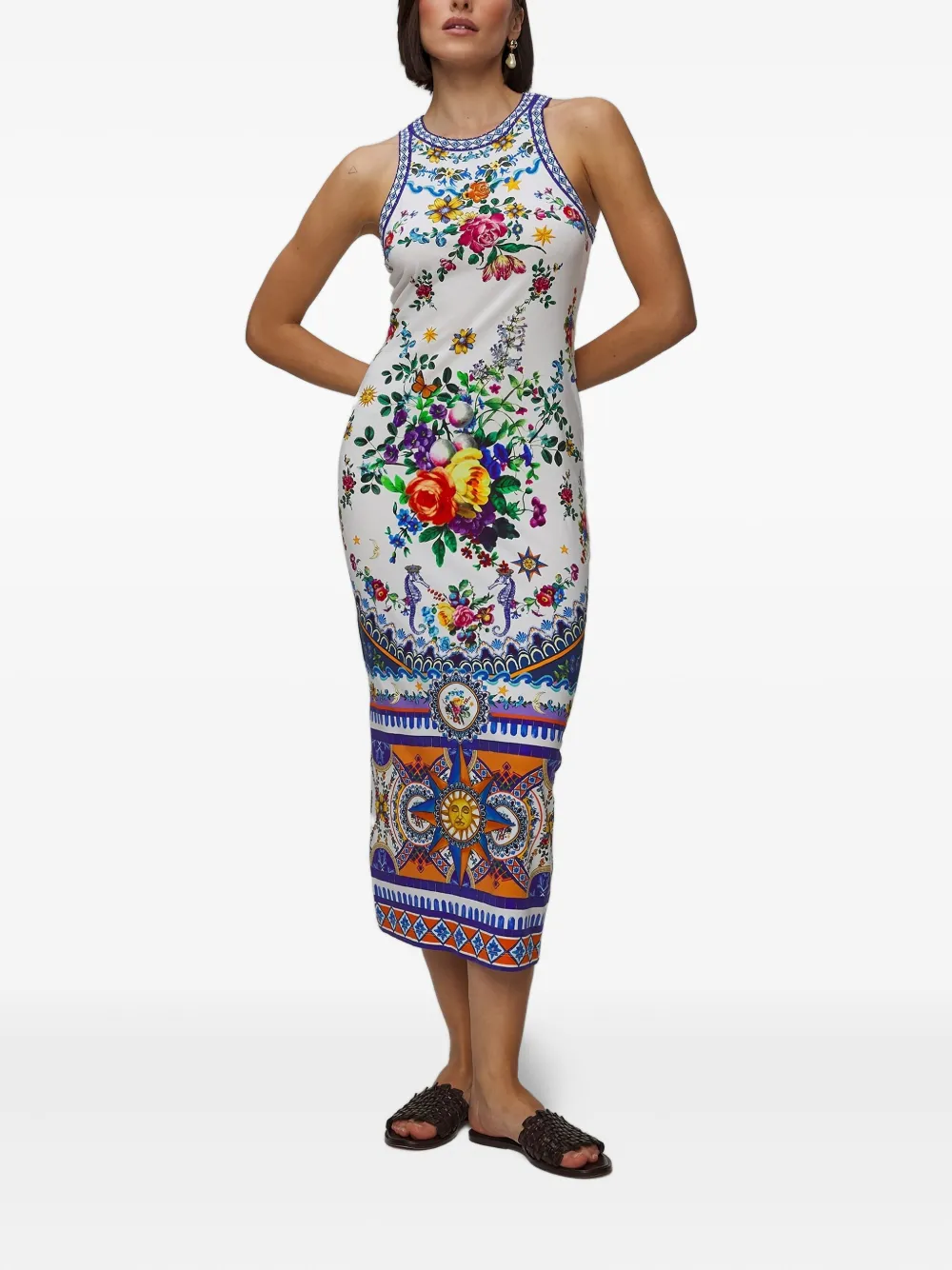 Camilla Tiles Darls jersey dress - ホワイト Camilla Tiles Darls jersey dress - ホワイト