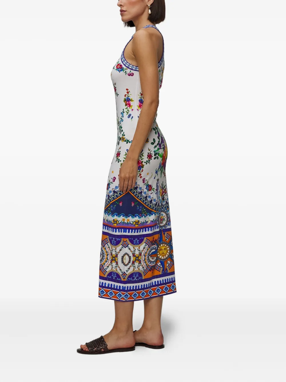 Camilla Tiles Darls jersey dress - Wit