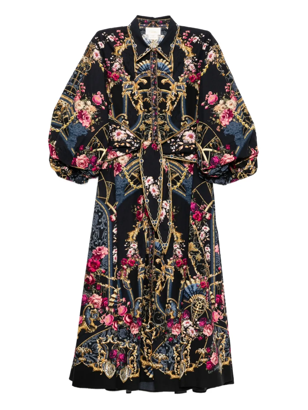 Camilla Ornate On A Plate dress - ブルー Camilla Ornate On A Plate dress - ブルー