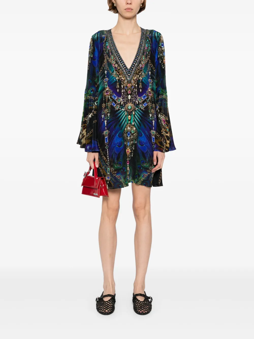 Camilla Dominican Decadence mini-jurk - Zwart