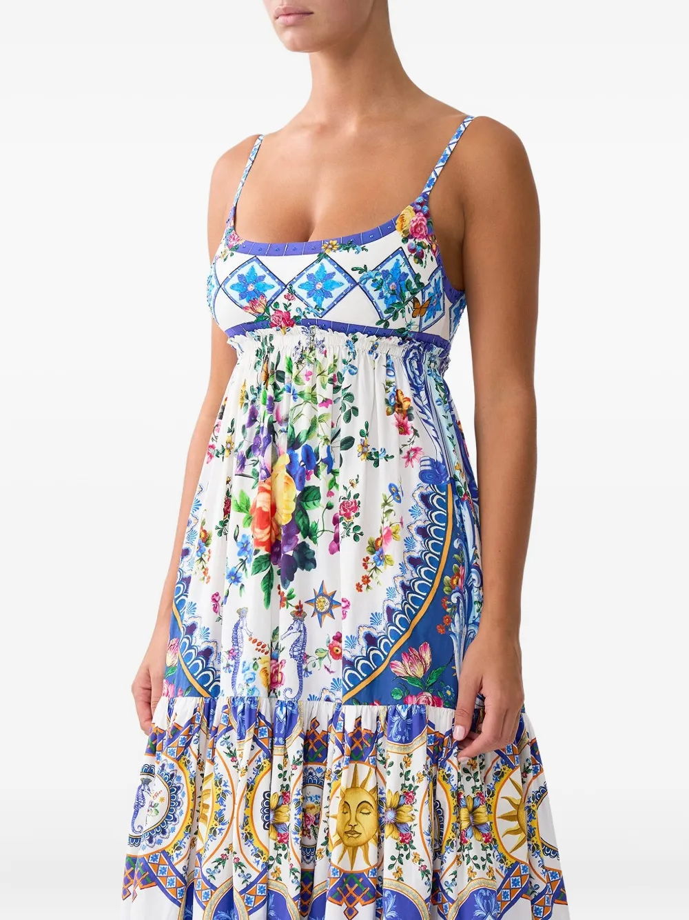 Camilla Tiles Darls maxi-jurk Wit