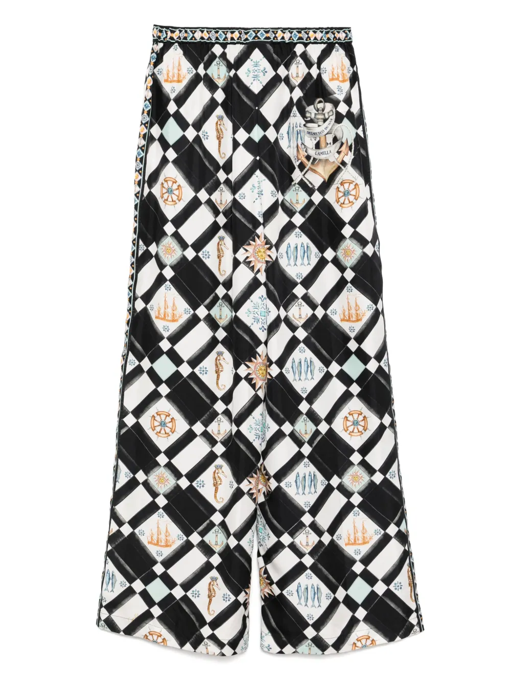 Camilla Folk Afloat broek - Wit