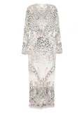 Camilla Marble Heaven dress - White