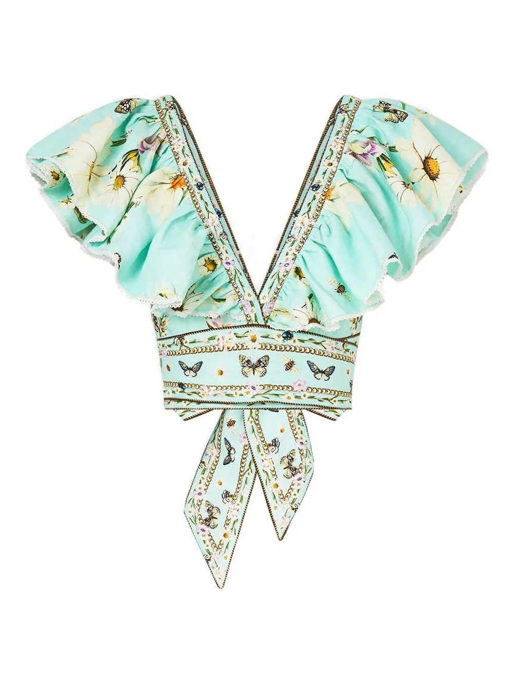 Camilla Freefall top - Verde