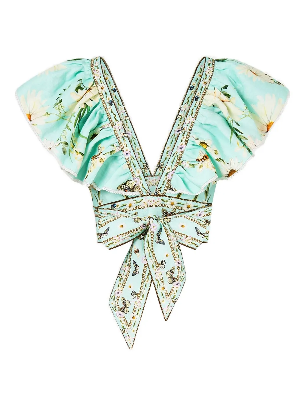 Camilla Freefall top Groen