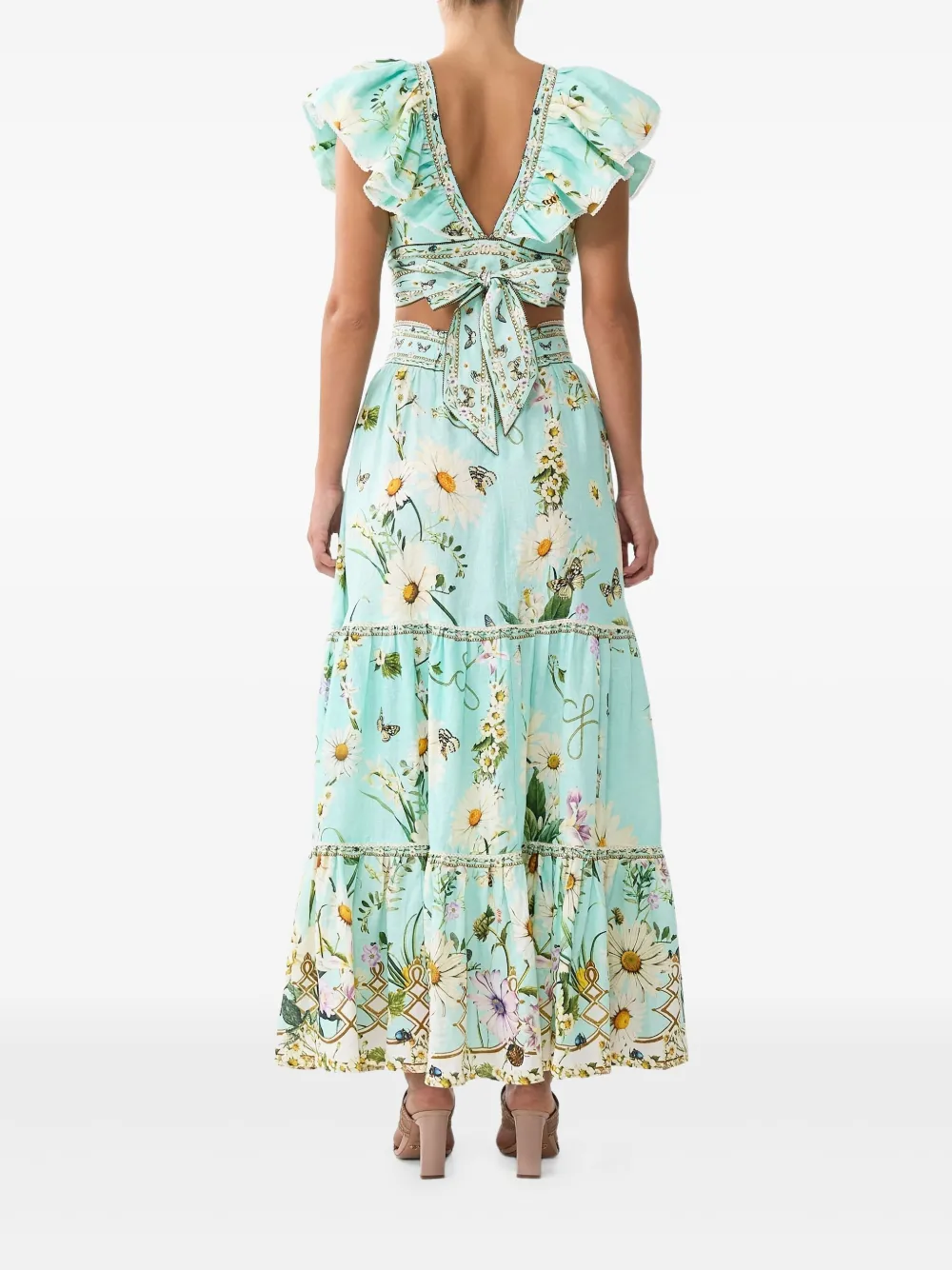 Camilla Freefall top Groen