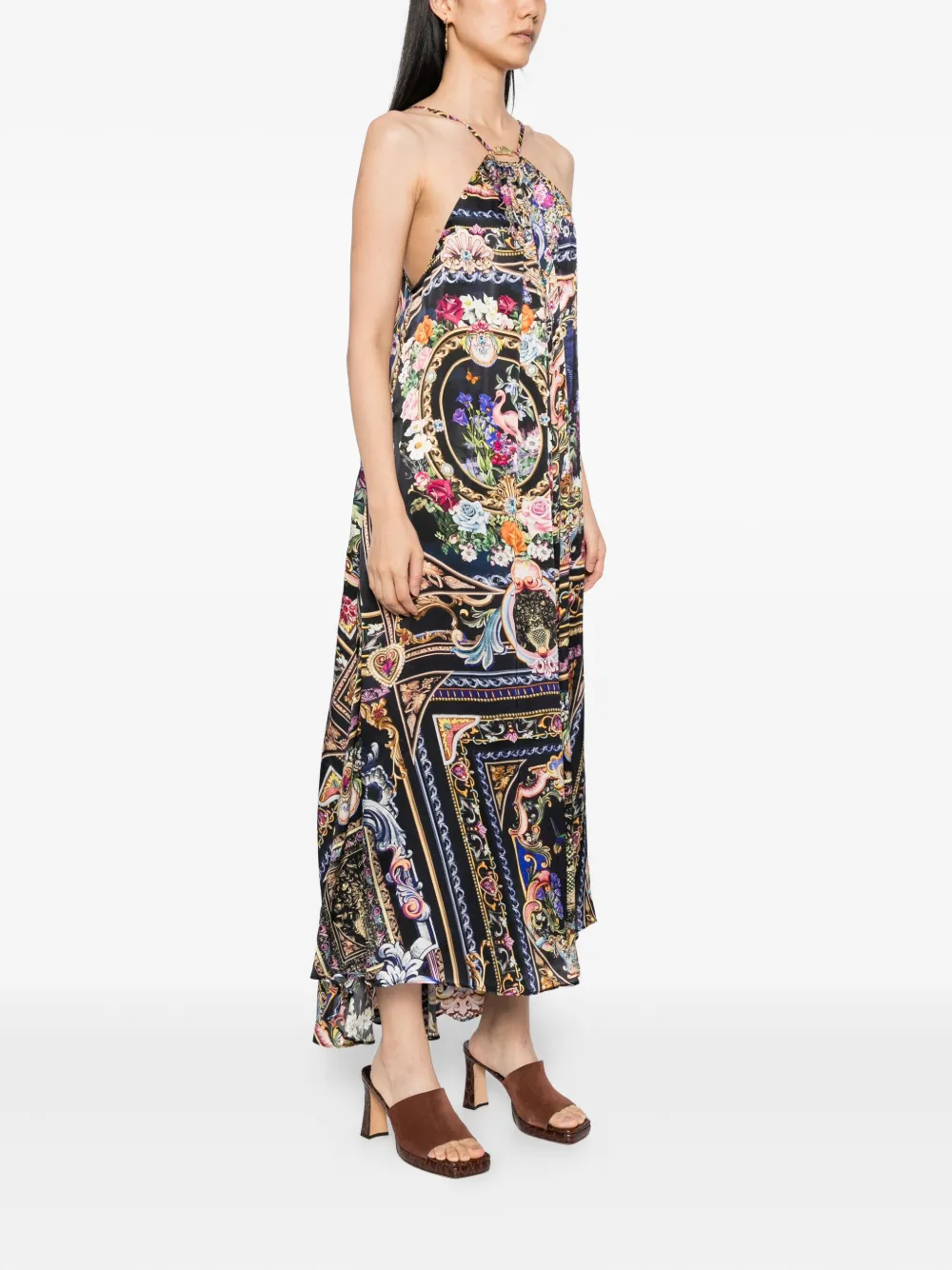 Camilla Basked In Baroque dress Blauw