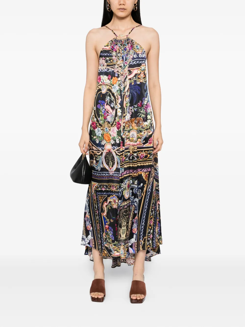 Camilla Basked In Baroque dress Blauw