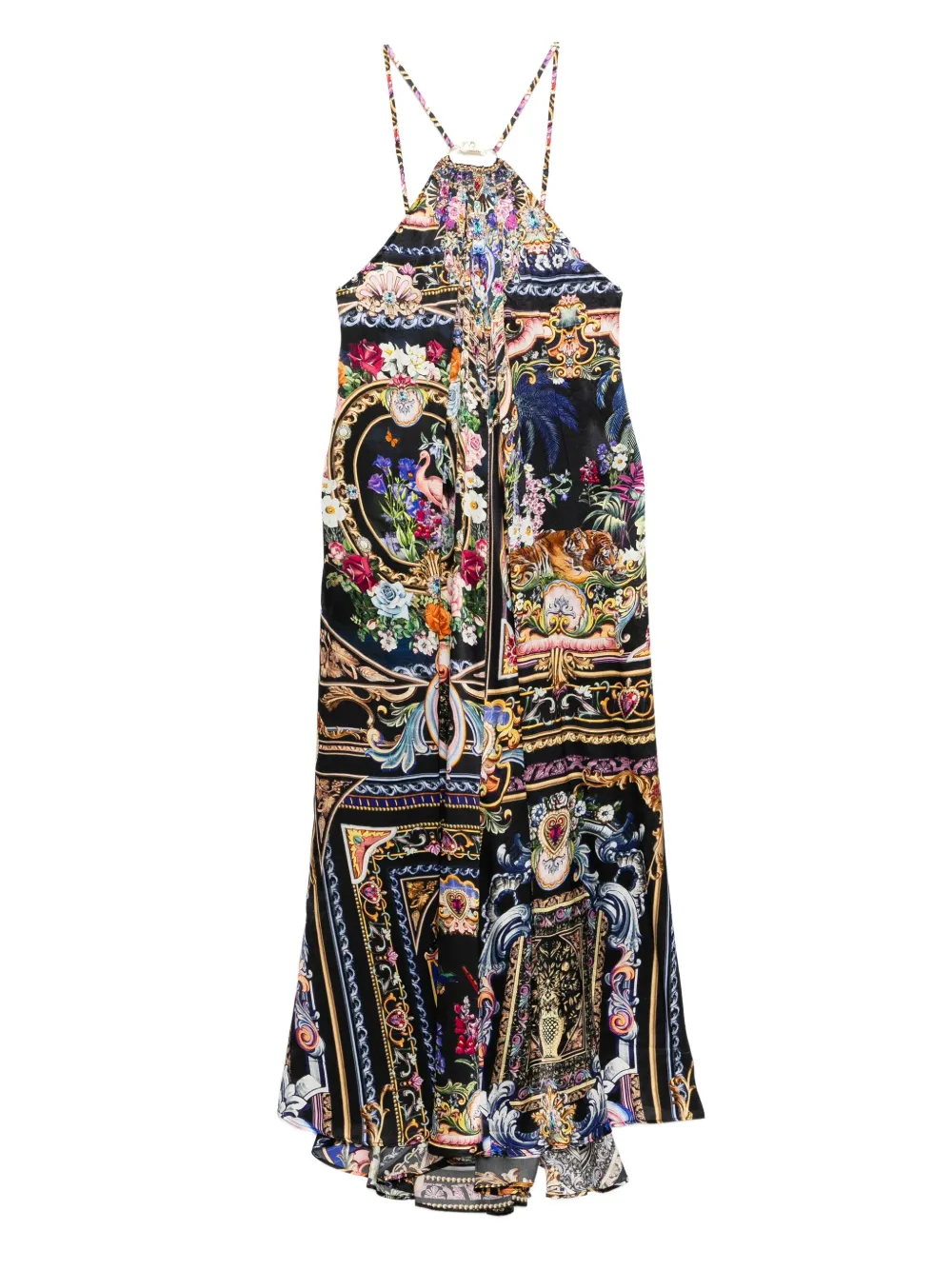 Camilla Basked In Baroque dress Blauw