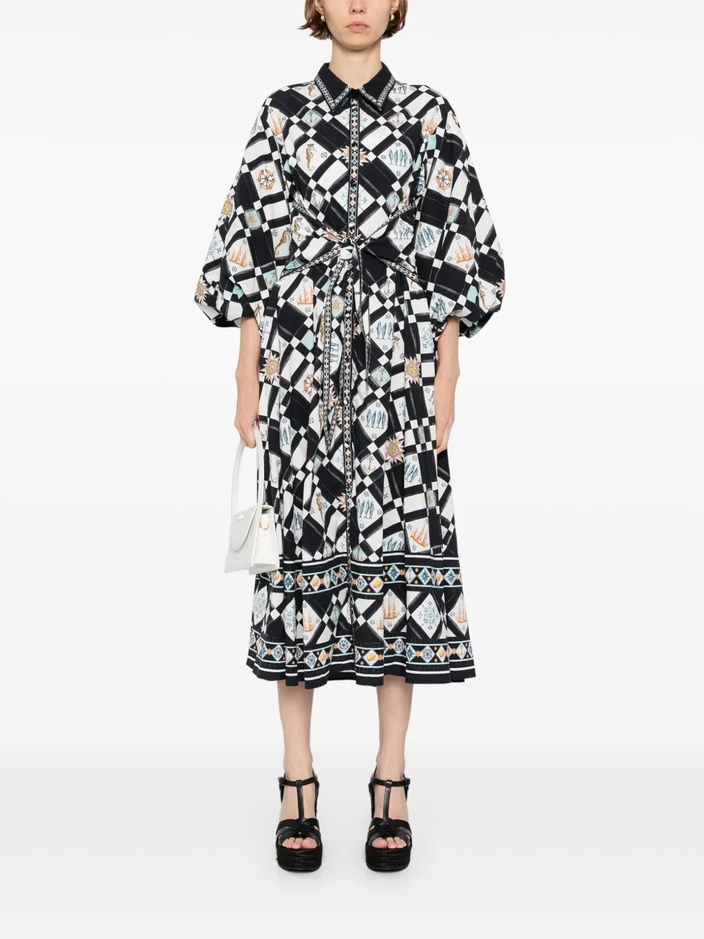 Camilla Folk Afloat blousejurk - Wit