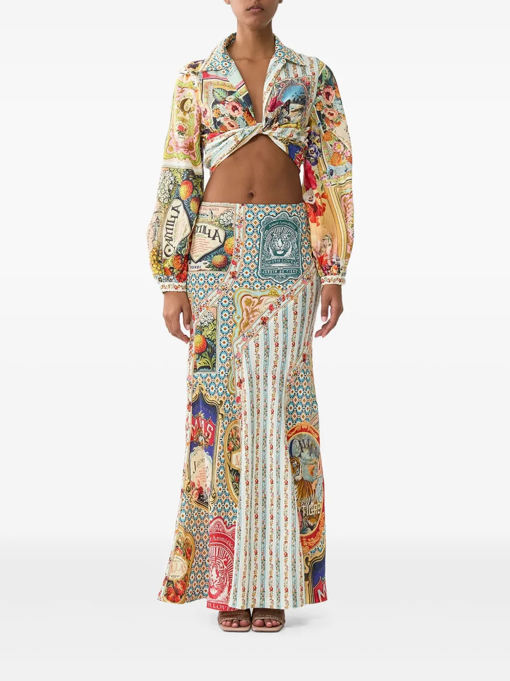 Camilla wrap printed blouse | Blouses | Image 2