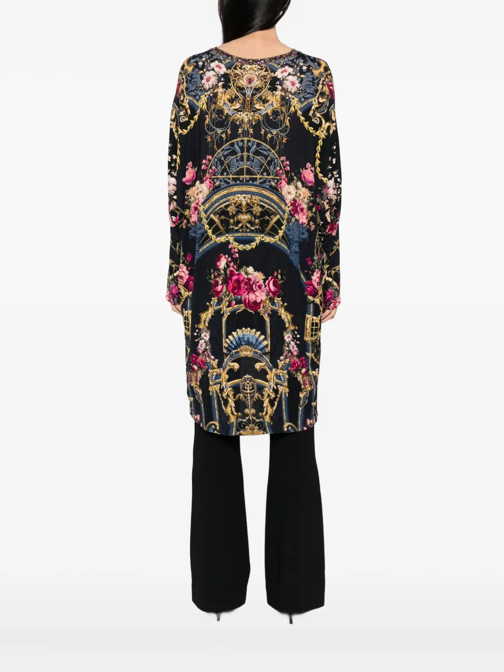 Camilla Ornate On A Plate T-shirt Blauw