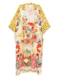 Camilla linen kaftan - Yellow