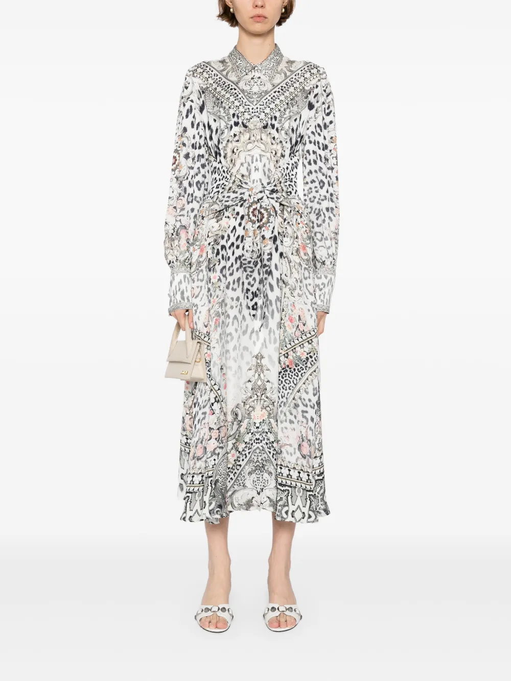Camilla Marble Heaven blousejurk - Wit