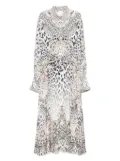 Camilla Marble Heaven shirt dress - White