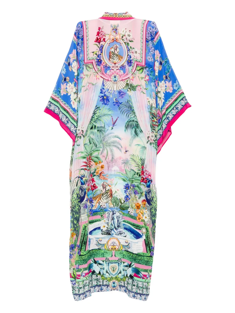 Camilla Spirit Of Santa Maria Kimono In Blue
