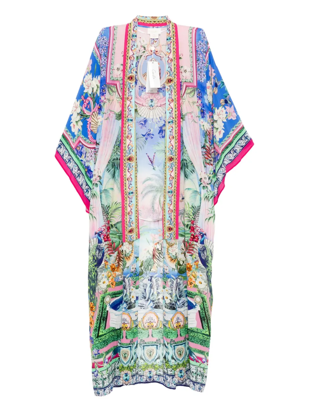 Camilla Spirit Of Santa Maria Kimono In Blue