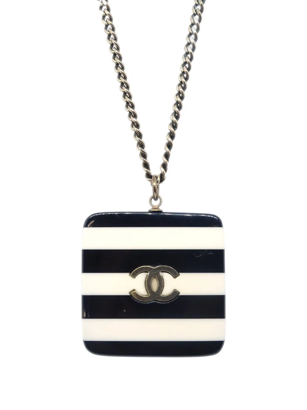 CHANEL Pre-Owned collier à pendentif carré (2006) | Image 2