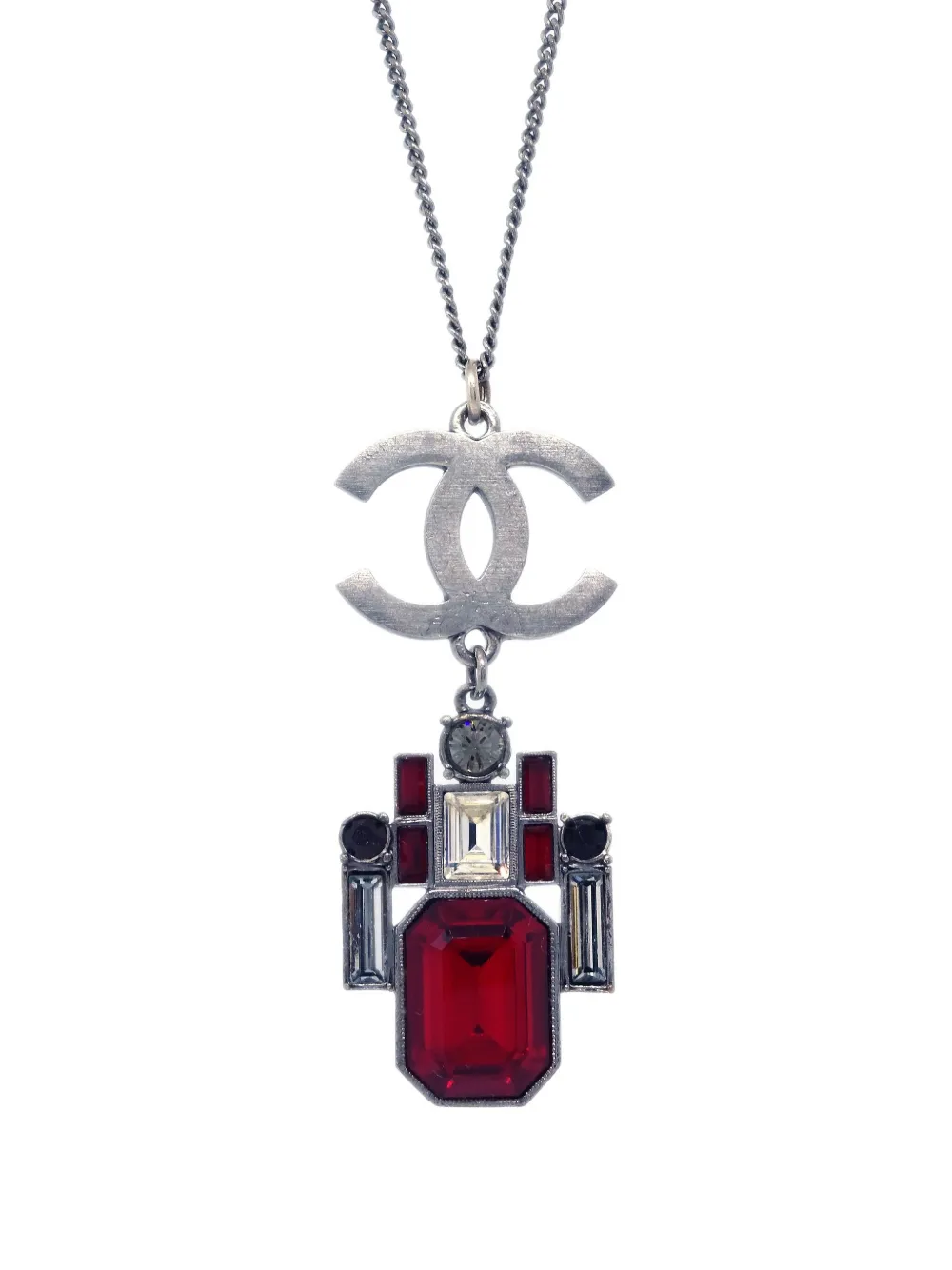 CHANEL Pre-Owned collier à pendentif serti de cristaux (2005) | Image 2