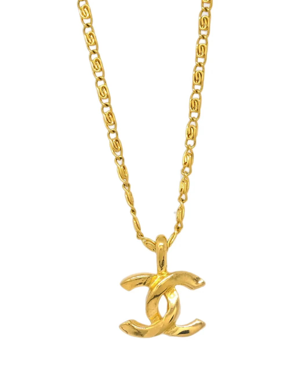 CHANEL Pre-Owned collier à pendentif CC (années 1990-2000) | Image 2