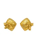 CHANEL Pre-Owned 1990-2000s rhombus-shape earrings - Gold