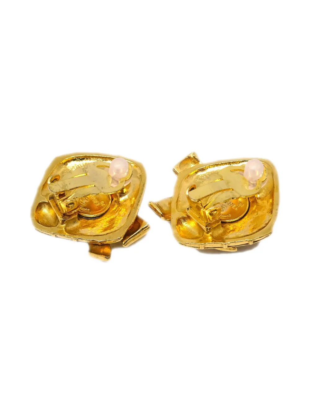 CHANEL Pre-Owned boucles d'oreilles à formes losanges (années 1990-2000) | Image 2