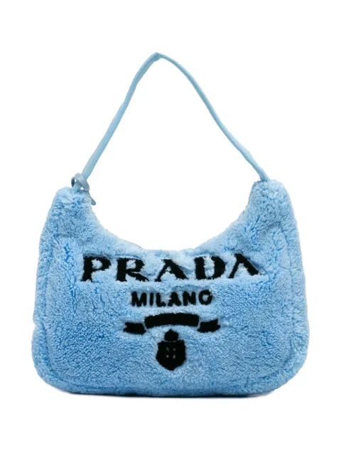 Prada Pre-Owned شنطة كتف 'تيري ري إيديشن 2000' صغيرة 2013-2024