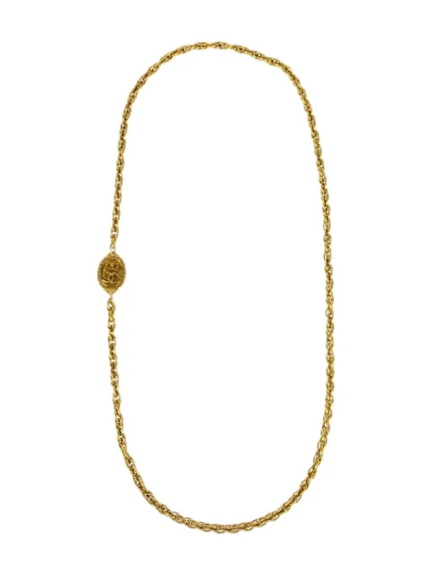 CHANEL Pre-Owned 1990-2000s CC-pendant necklace