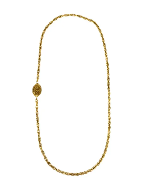 Collier à pendentif CC (années 1990-2000) - CHANEL Pre-Owned - Modalova