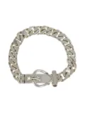 Hermès Pre-Owned 1990-2000s Boucle Sellier bracelet - Silver