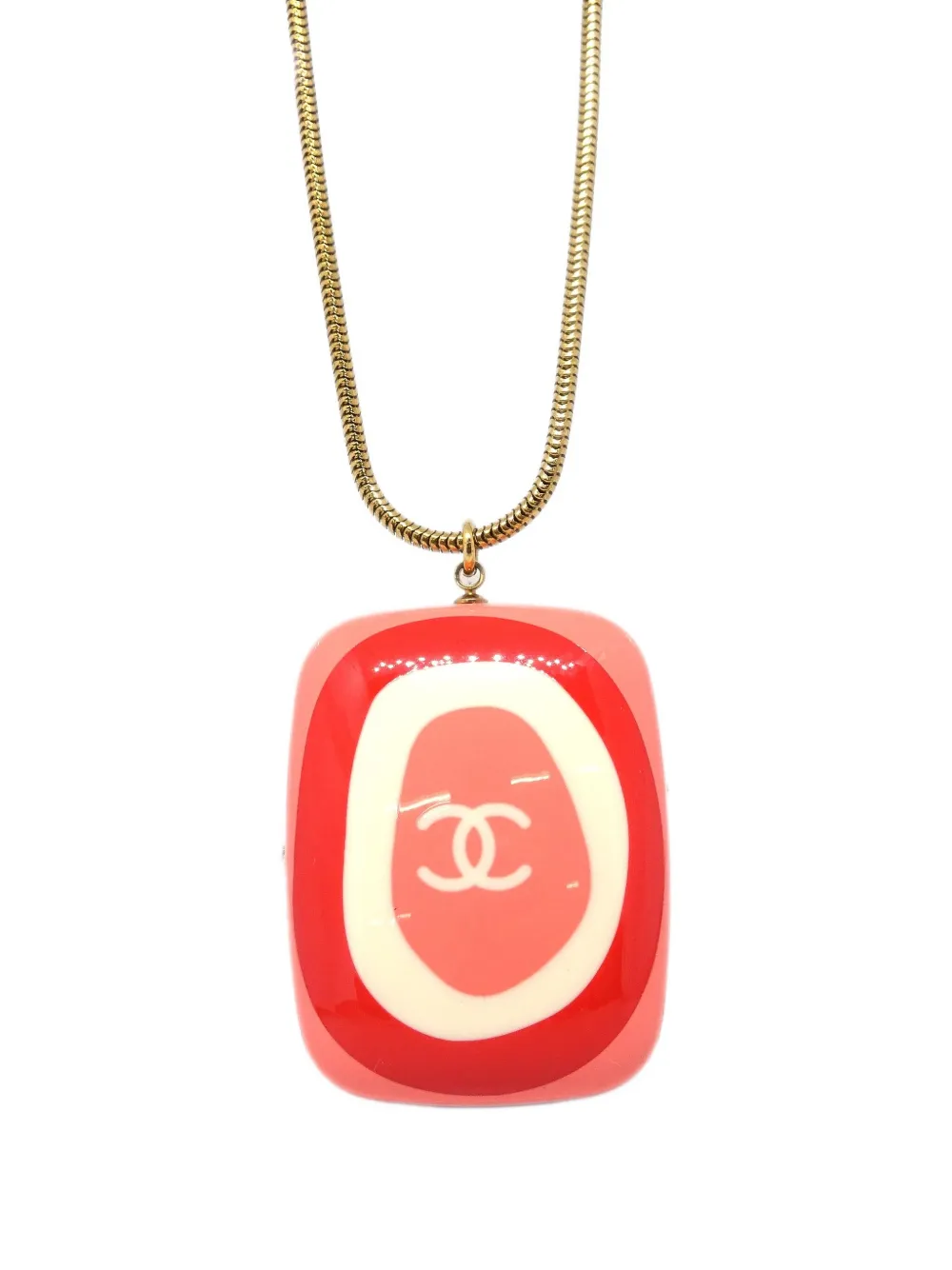 CHANEL Pre-Owned collier à pendentif CC (années 2003) | Image 2