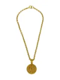 CHANEL Pre-Owned 1994 medallion-pendant necklace - Gold