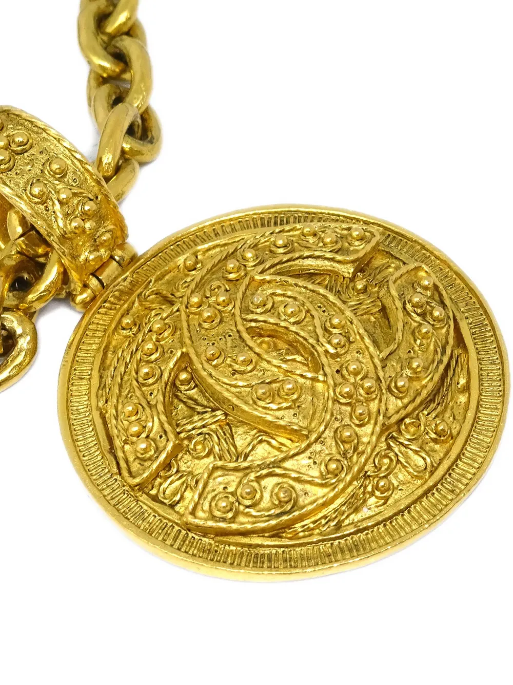 CHANEL Pre-Owned collier à pendentif médaillon (1994) | Image 2